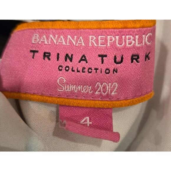 Trina Turk Banana Republic 100% Silk Crazy Botanical Twist Strap Mini Dress - Picture 8 of 12